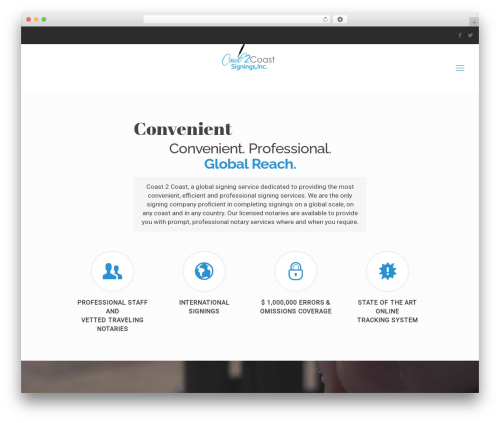 Base Theme premium WordPress theme - coast2coastsignings.com