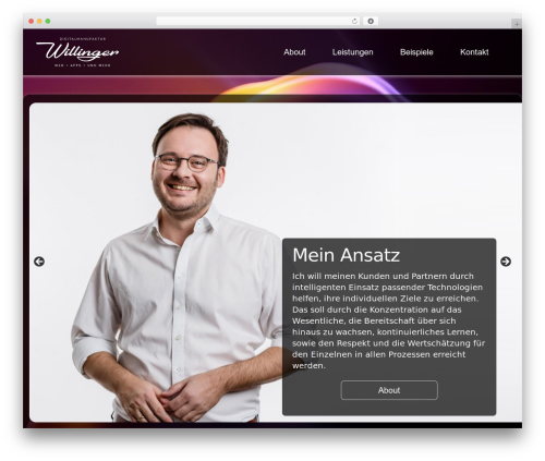 devdmbootstrap4 theme WordPress - willinger.cc
