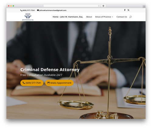 Divi WordPress theme - johnwhartmann.com