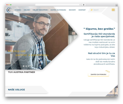 FWS Intercert WordPress theme - icert.rs