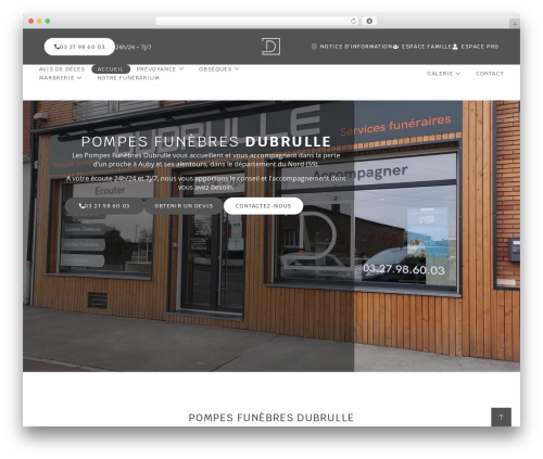 Obituary spp WordPress plugin - pompes-funebres-dubrulle.com