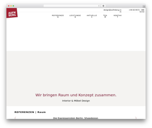 Musexpress page creator WordPress plugin - aufmberg.com