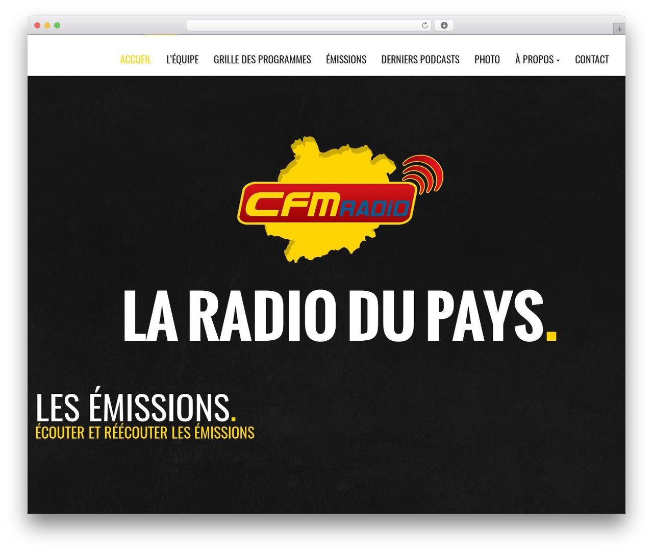Poison theme WordPress - cfmradio47.com