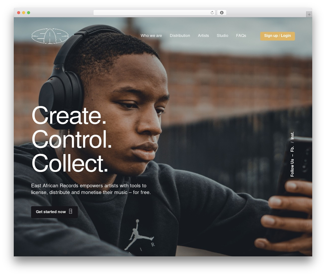 Theme WordPress EAR - eastafricanrecords.com