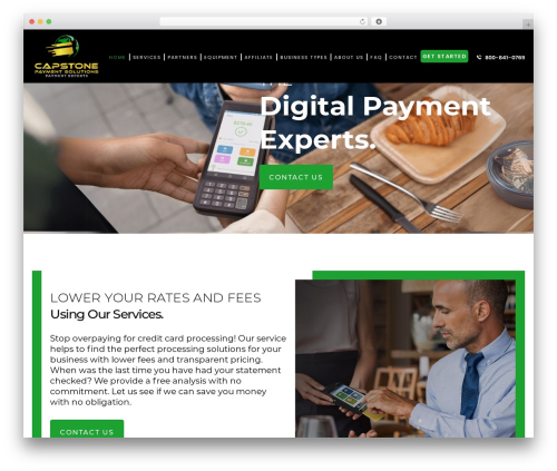 WordPress theme Capstone - capstonepaymentsolutions.com