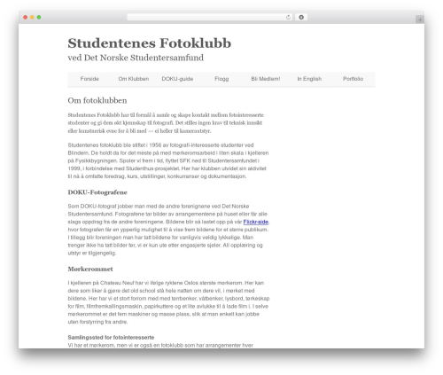 WordPress theme Emma - fotoklubben.no