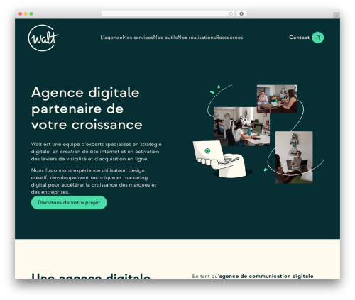 WordPress theme Thème WALT - walt.digital