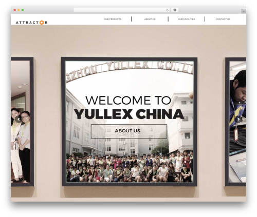 Attractor Theme WordPress theme design - yullexchina.com