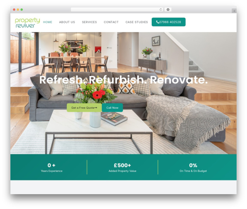 Tenweb builder WordPress plugin - propertyreviver.co.uk