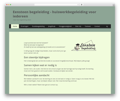 Catch Responsive WordPress theme - eensteen-begeleiding.nl