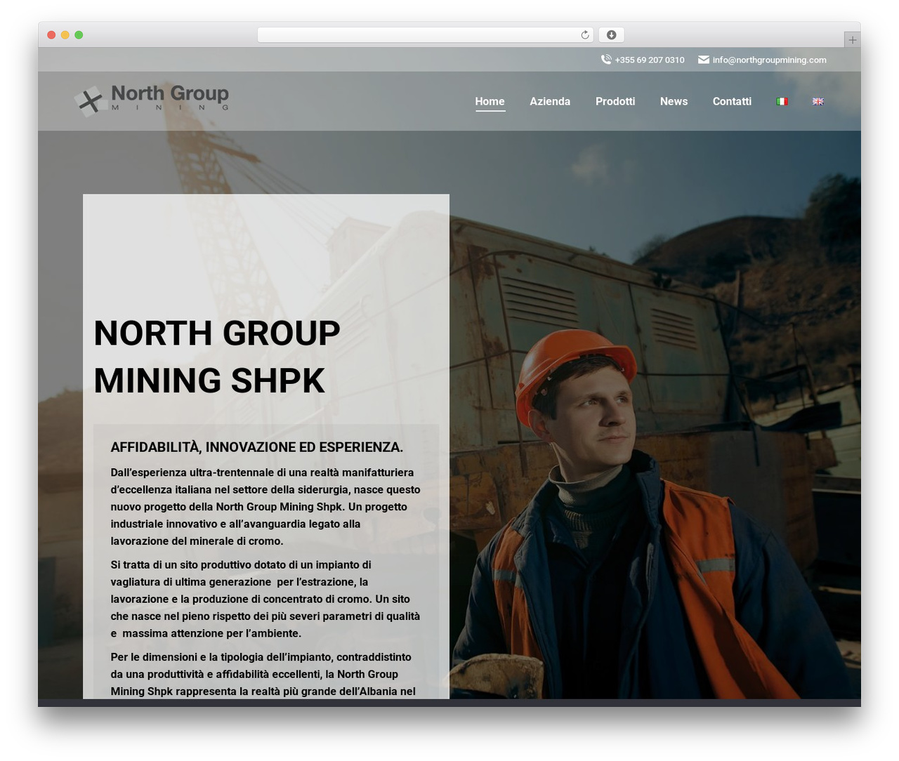 RainOne theme WordPress - northgroupmining.com