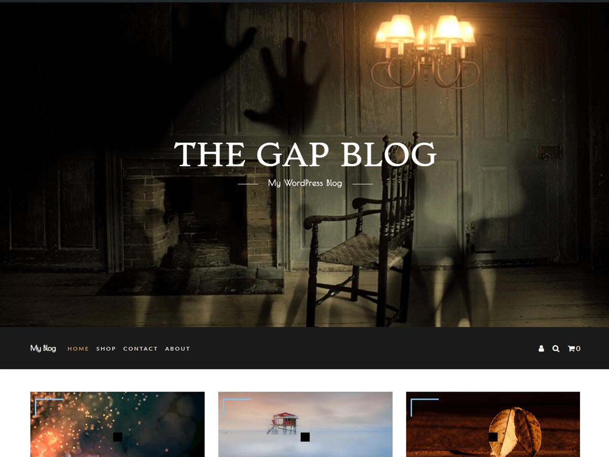 The Gap WordPress video theme