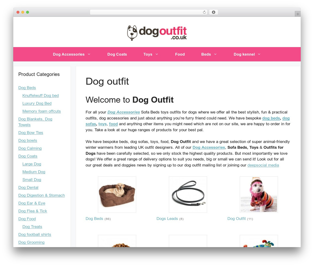 Theme WordPress GeneratePress - dogoutfit.co.uk