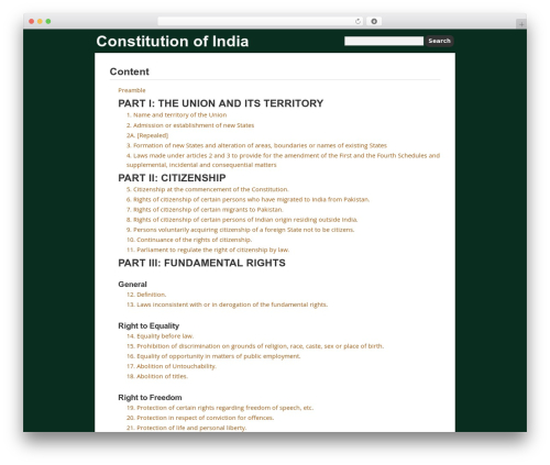 Theme WordPress QuickPic - constitutionofindia.etal.in