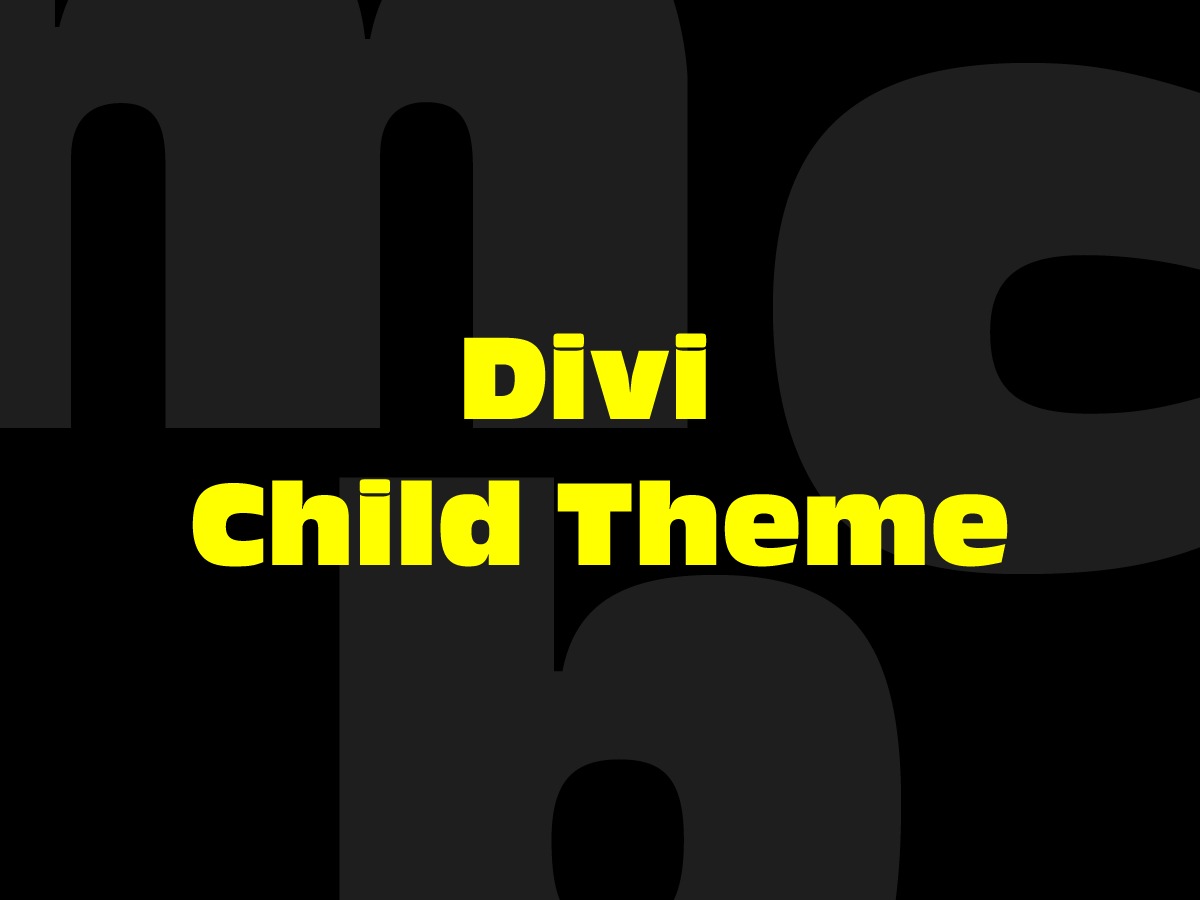 WordPress theme MbcChildTheme-DIVI