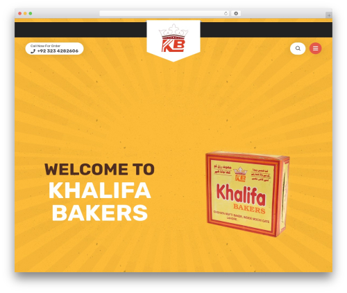 WordPress website theme Lafka - khalifabakers.net