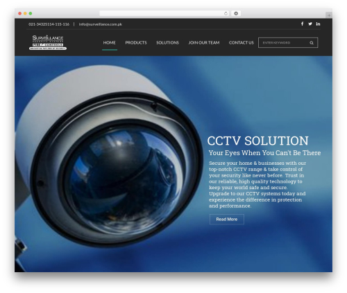 Aagan WordPress theme - surveillance.com.pk