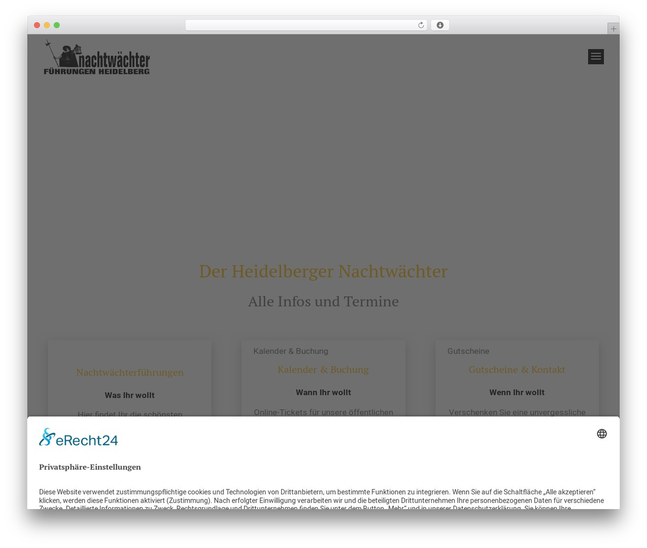 Divi Child Theme WordPress theme - heidelberger-nachtwaechter.de