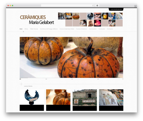 Folioway WordPress theme - mariagelabert.com