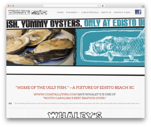 Hello Elementor WordPress restaurant theme - whaleyseb.com