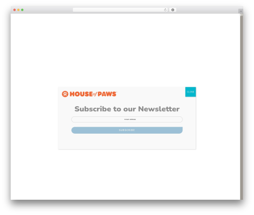 Pawsitive top WordPress theme - houseofpawspets.com