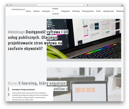 WordPress theme Asona - webdesignerpro.pl