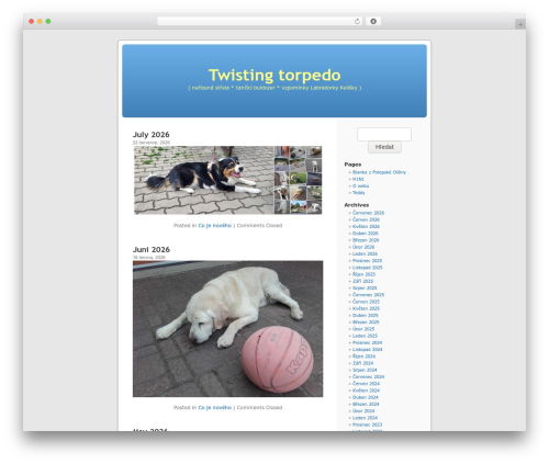WordPress theme Default - twistingtorpedo.cz