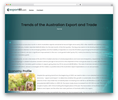 WordPress theme Teczilla - export61.com