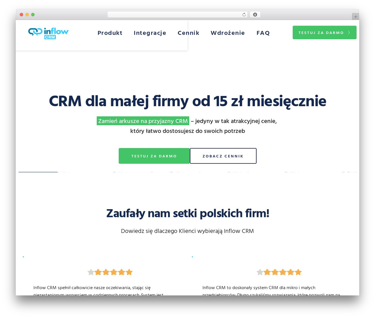 WordPress theme Voluto - inflowcrm.pl