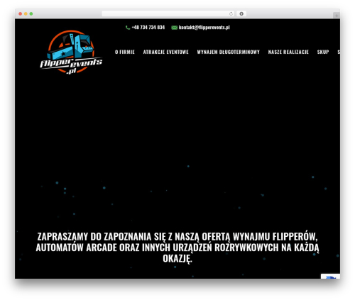 Vcparticlesbackground WordPress plugin - flipperevents.pl