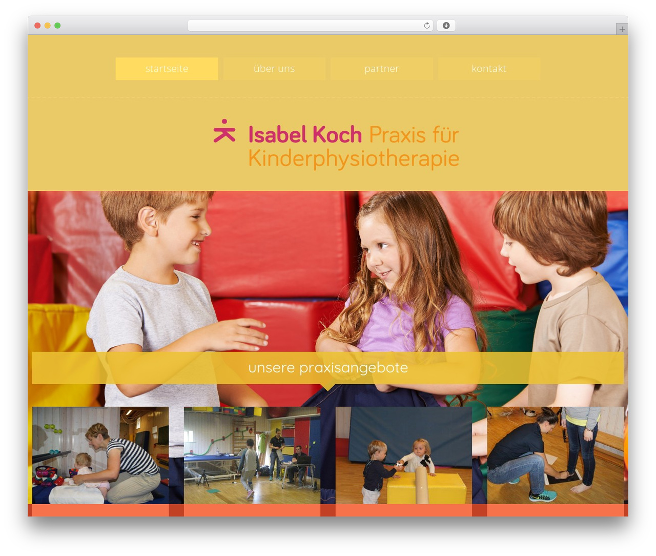 cherry WordPress theme - kinderphysio-koch.de