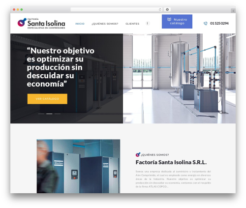 ElectroServ WordPress theme design - santaisolina.com