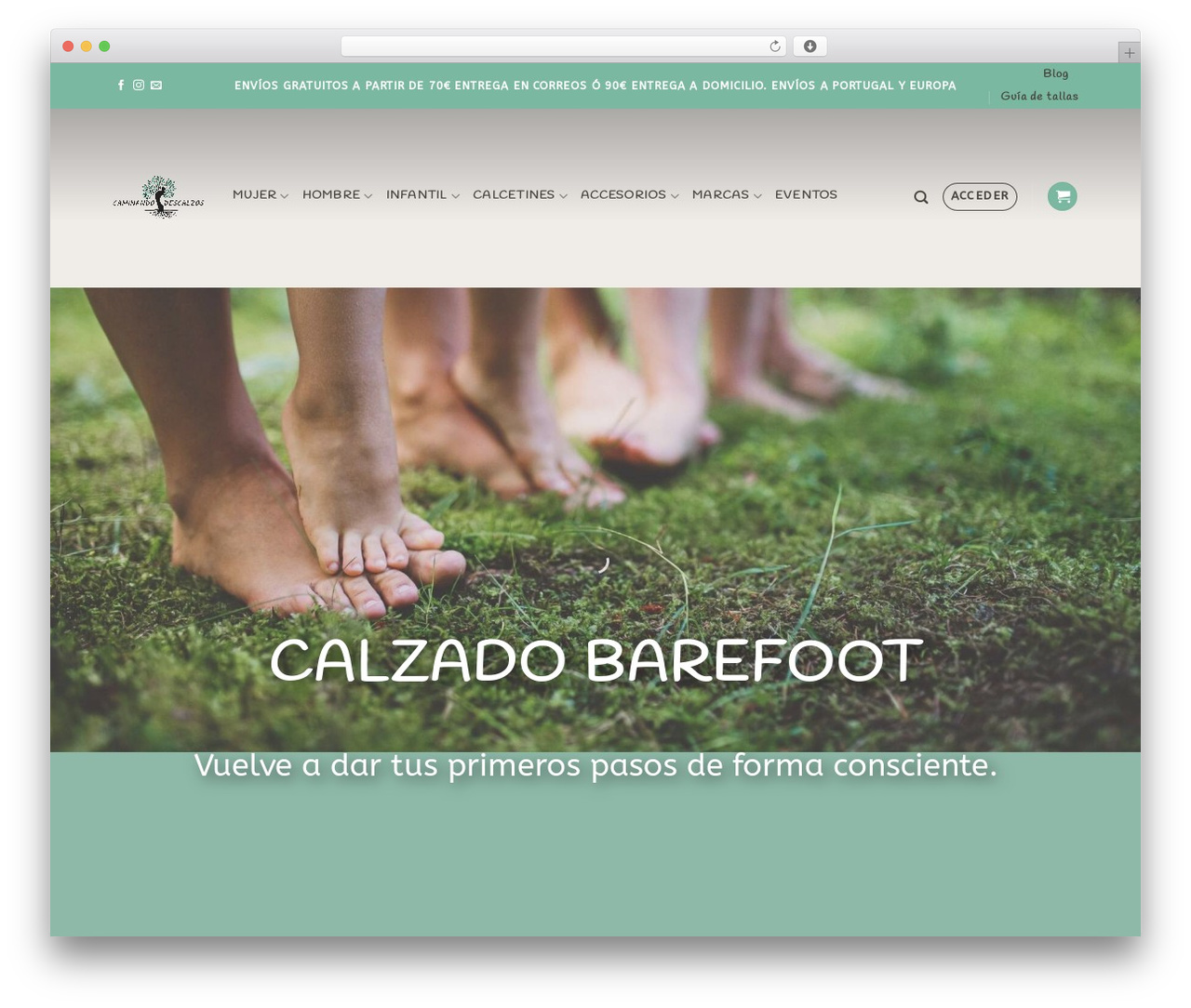 Flatsome Child WordPress website theme - caminandodescalzos.com Flatsome Child WordPress website theme - caminandodescalzos.com