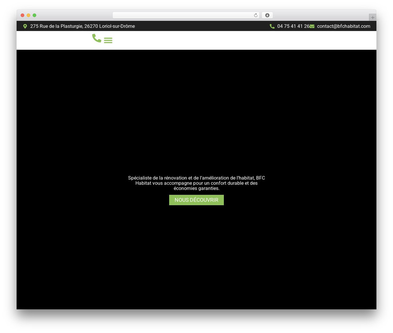 WordPress theme Hello Elementor - bfchabitat.com