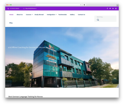 WordPress website theme Echooling - iiltedu.com