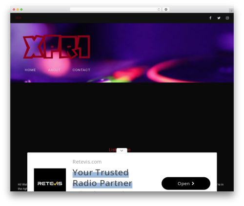 Radio Player – Live Shoutcast, Icecast and Any Audio Stream Player for WordPress (radio-player) free WordPress plugin - xpradioone.com