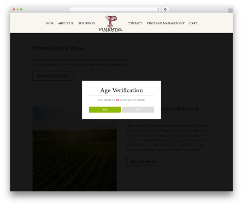 Age Verification (dispensary-age-verification) free WordPress plugin - pimentelfamilywines.com Age Verification (dispensary-age-verification) free WordPress plugin - pimentelfamilywines.com