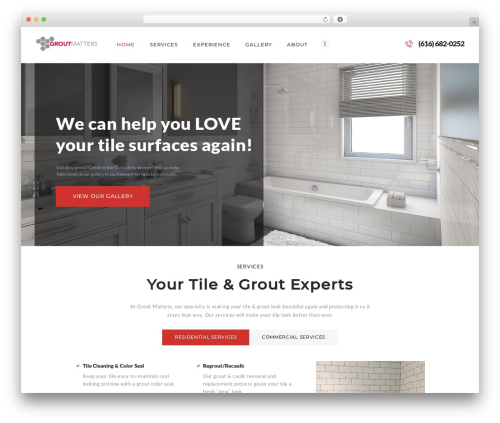ElectroServ WordPress theme - grout-matters.com