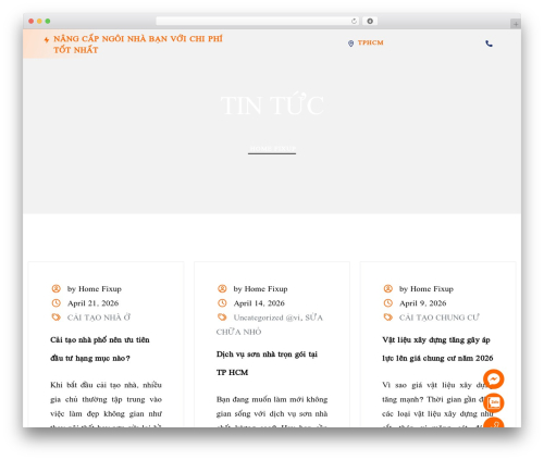 Elevate WordPress theme - homefixup.com.vn