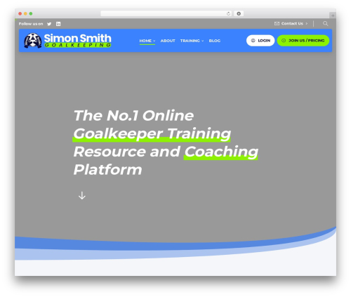 Pixfort likes WordPress plugin - simonsmithgoalkeeping.com