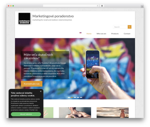 Spacious WordPress theme - marketingoveporadenstvo.sk