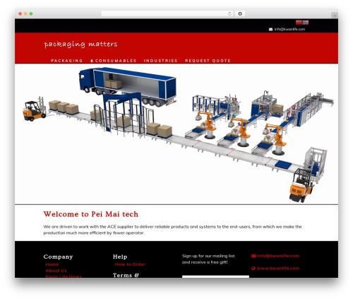 Storefront WordPress store theme - kwanlife.com