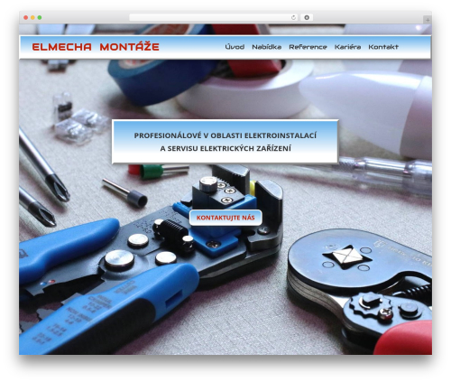 Theme WordPress Divi - elmecha-montaze.cz