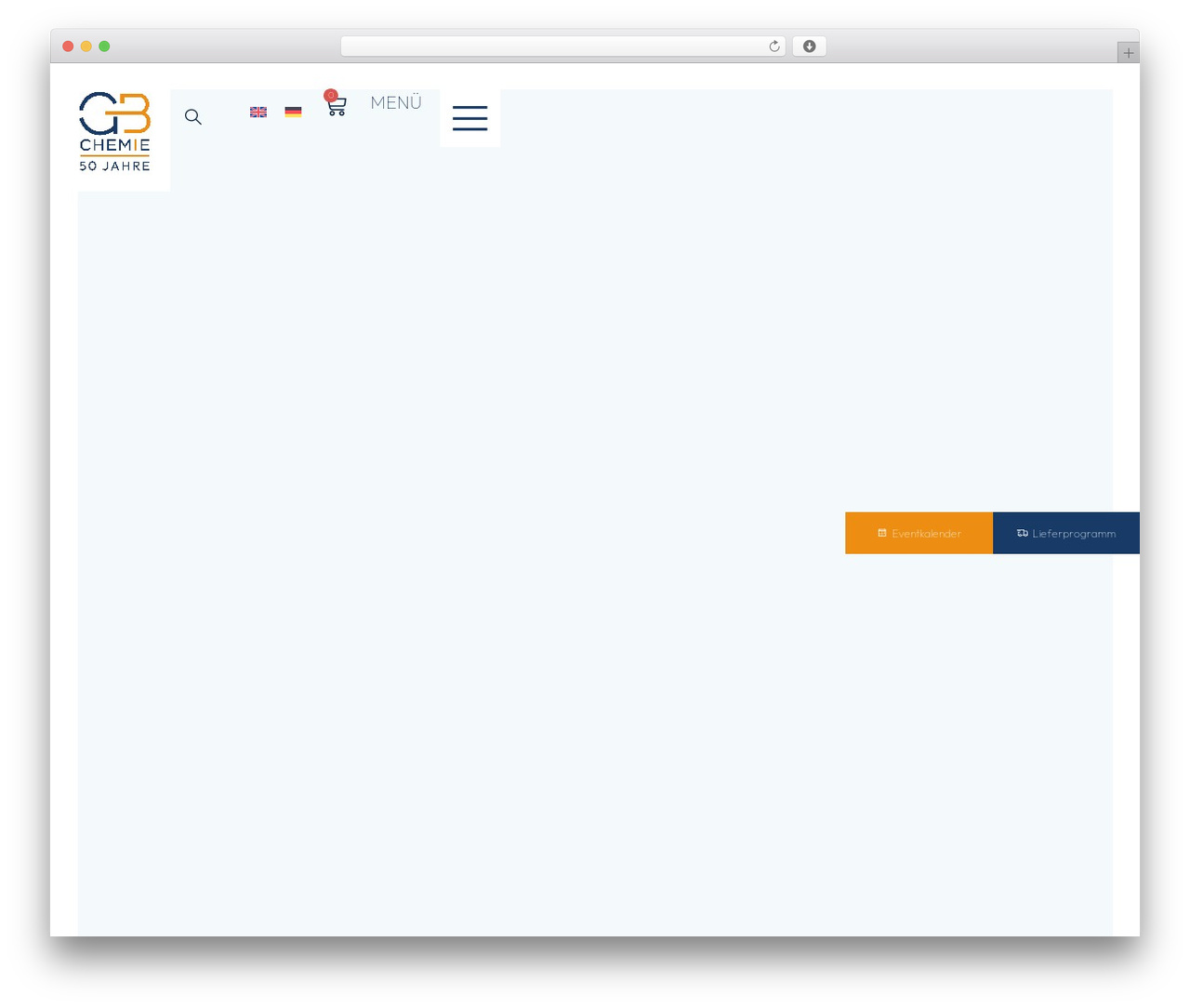 WordPress theme Hello Elementor - gb-chemie.com