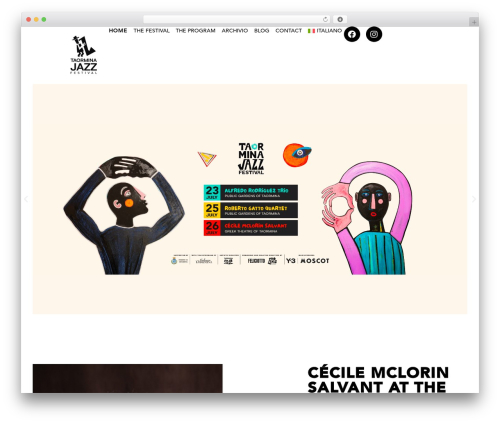 WordPress theme Hello Elementor - www.taorminajazzfestival.it