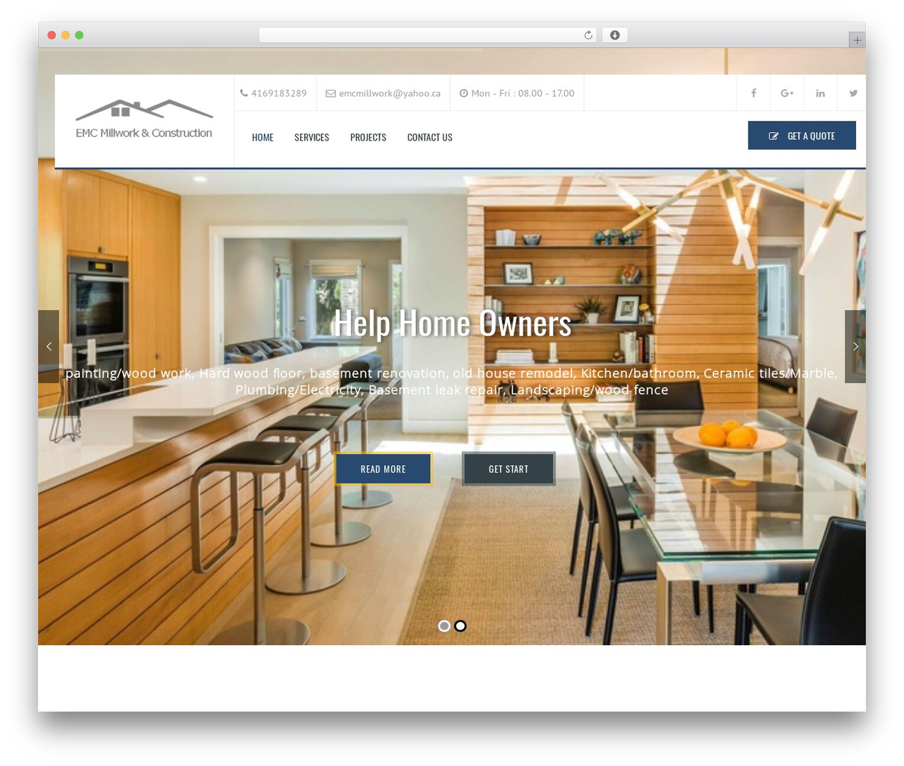 WordPress theme Marize - emcmillwork.com WordPress theme Marize - emcmillwork.com