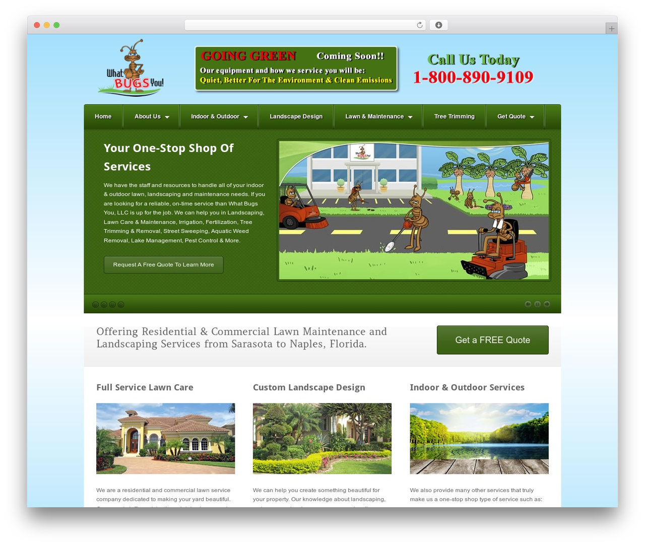 Akita premium WordPress theme - whatbugsyoufl.com