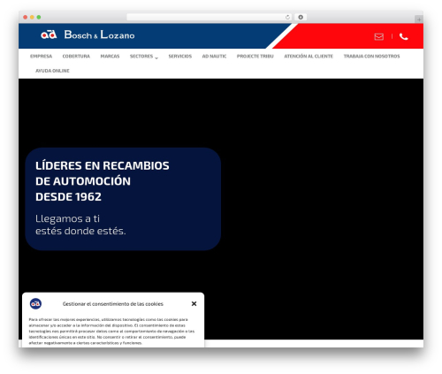 Best WordPress theme Autoresq - boschlozano.com