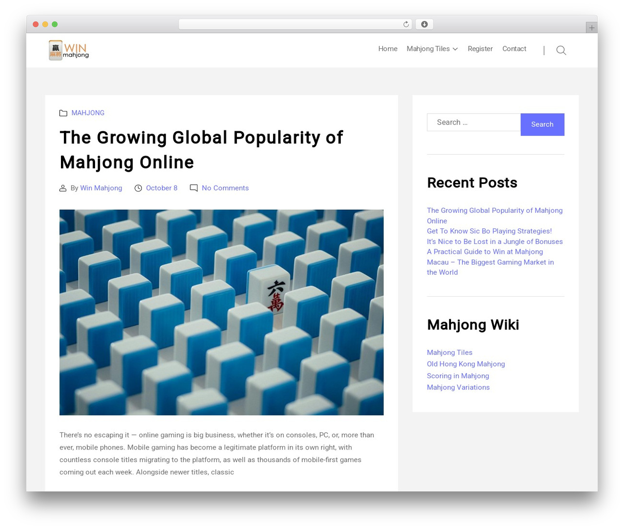 Credence theme WordPress - winmahjong.com Credence theme WordPress - winmahjong.com