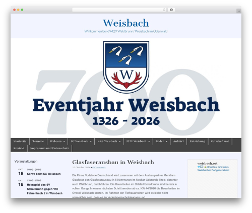 Magazine Basic WordPress theme free - weisbach.info
